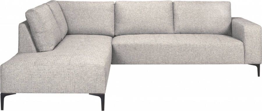 Woonexpress Hoekbank Stegen Grijs Textiel Clay 83x265x212cm (hxbxd) Rechts
