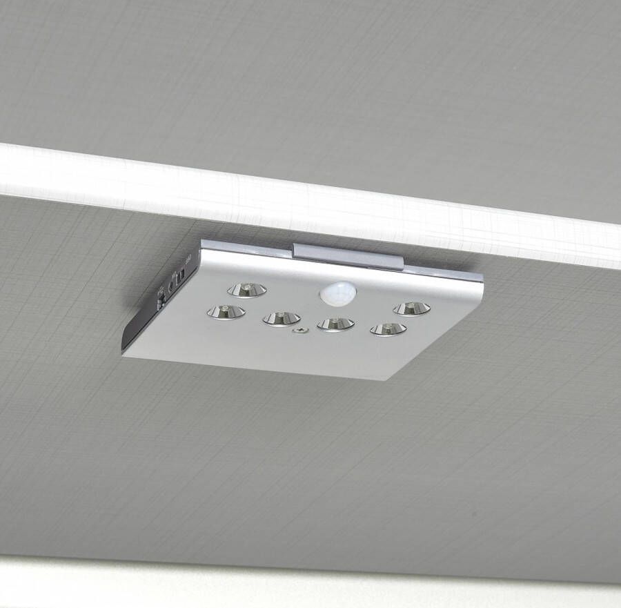 Woonexpress Kastverlichting (set 2 Stuks) Oss Metaal Zilver