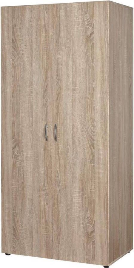 Woonexpress Kledingkast Baarlo 80x177x52 cm (BxHxD) Naturel Draaideurkast