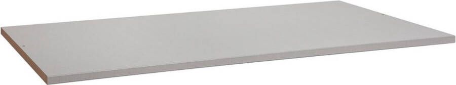 Woonexpress Legplank 100 Cm Calp MDF Grijs 97 x 2 x 58 cm (BxHxD)