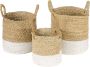 Woonexpress Mand (set Van 3) Roti Beige Natuurlijk Materiaal - Thumbnail 1