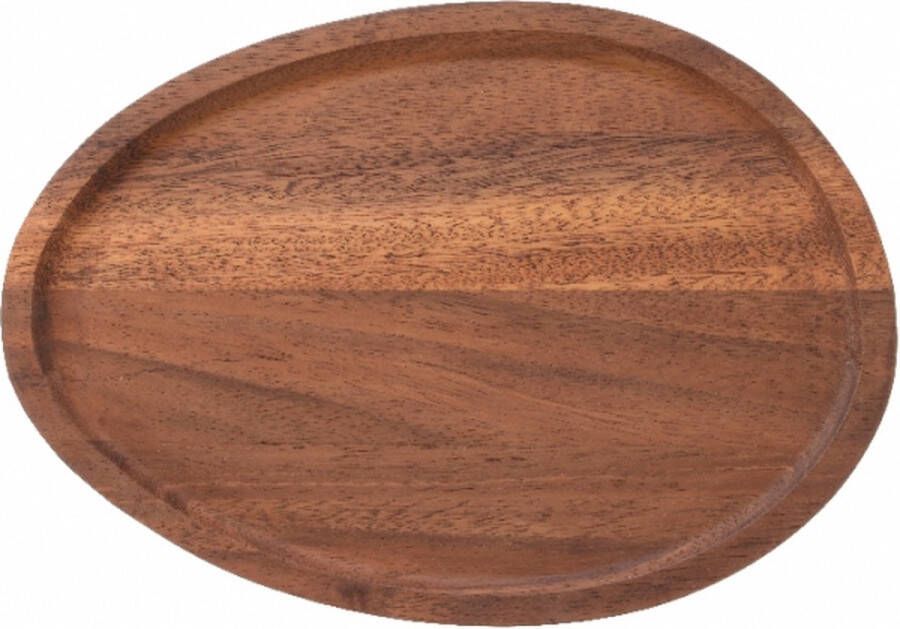 Woonexpress Schaal Franco S Bruin Hout Naturel 2x21x30cm (hxbxd)