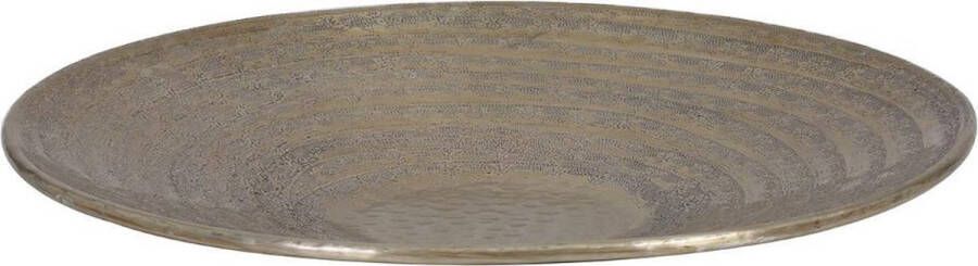 Woonexpress Schaal Larre Goud Kunststof Goud 5x37x37cm (hxbxd)