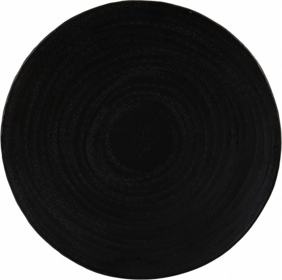 Woonexpress Schaal Larre Zwart Kunststof Matzwart 5x47x47cm (hxbxd)