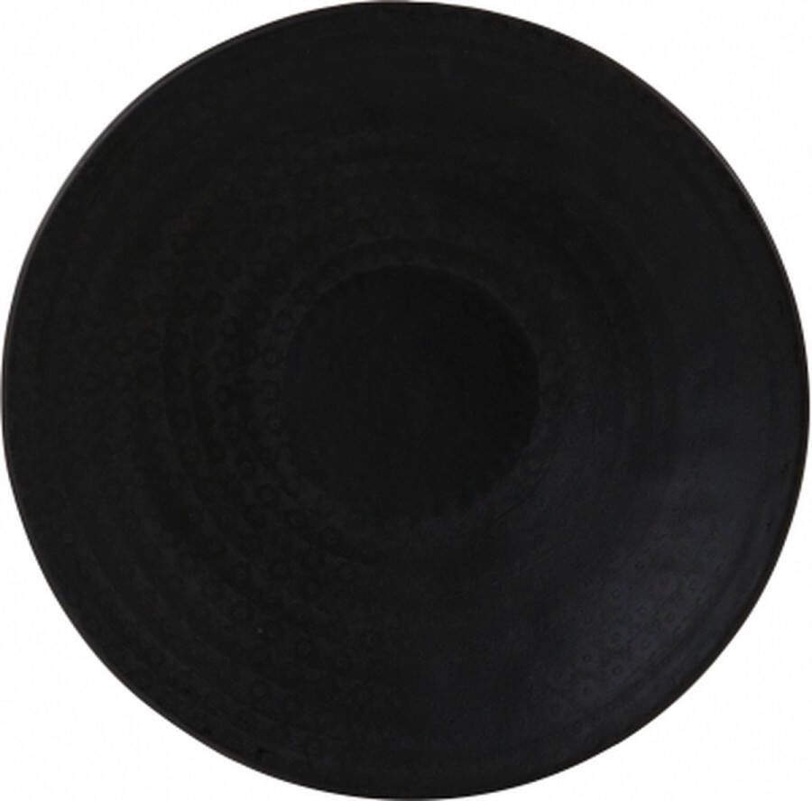 Woonexpress Schaal Larre Zwart Kunststof Matzwart 5x57x57cm (hxbxd)