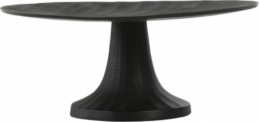 Light & Living Plateau Mokuna S Zwart Metaal Mat Zwart 13x30x30cm (hxbxd)