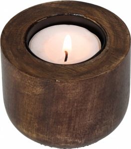 Woonexpress Sfeerlicht Boom Bruin Hout Bruin 5x7x7cm (hxbxd)