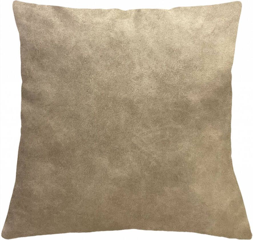 Woonexpress Sierkussen 60x60 Skai Naturel Synthetisch Creme 0x60x60cm (hxbxd)