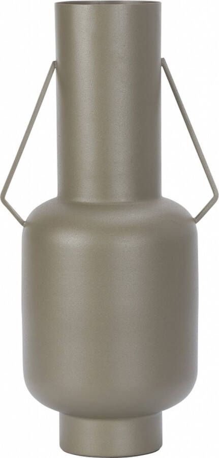 Woonexpress Vaas Linden Bruin Metaal Bruin 48x20x20cm (hxbxd)
