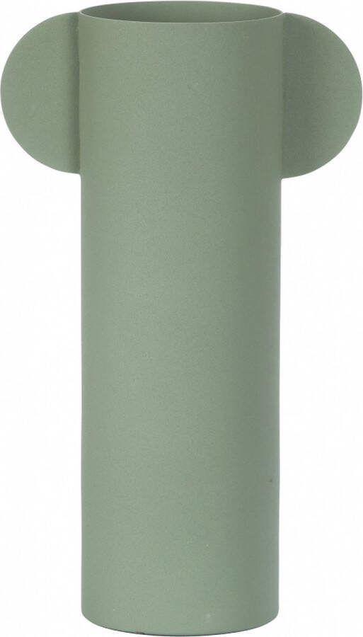 Woonexpress Vaas Loenen Metaal Groen 10x30x10 cm (BxHxD)