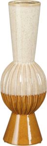 Woonexpress Vaas Noor M Naturel Keramiek Oker naturel 40x14x14cm (hxbxd)