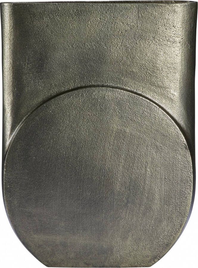 Woonexpress Vaas Nora M Goud Metaal Antiek Koper 37x26x7cm (hxbxd)