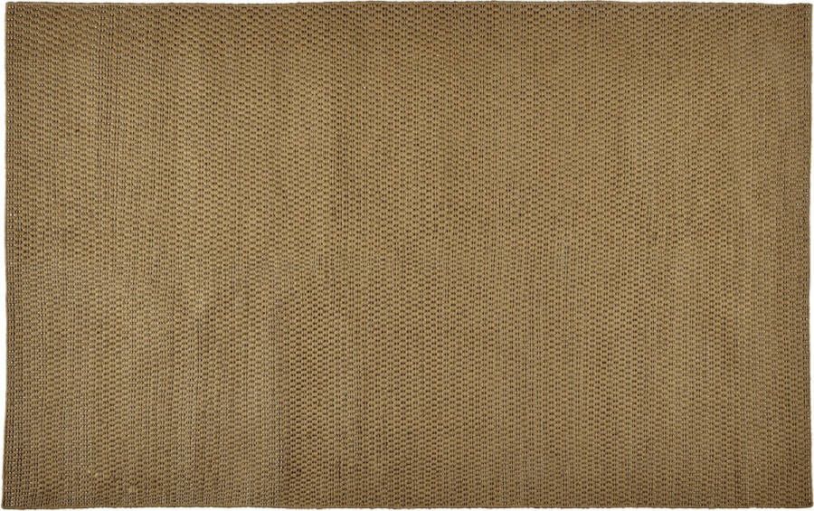 Woonexpress Vloerkleed 160x230 Boyd Geel Gerecycled Materiaal Mosterd 0x160x230cm (hxbxd)