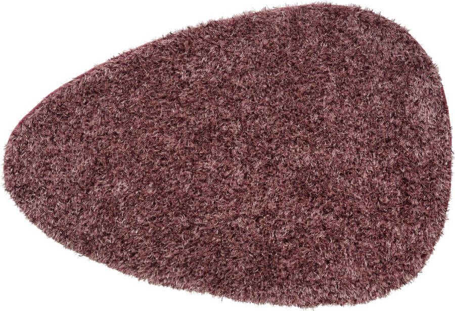 Woonexpress Vloerkleed Bodhi Polyester katoen Rood 240x163 cm (BxD) Hoogpolig Organische Vorm