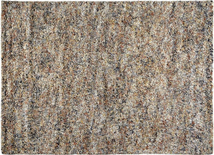 Woonexpress Vloerkleed Shaggy Deluxe Wol Oranje 200x290 cm (BxD) Hoogpolig Handgeknoopt