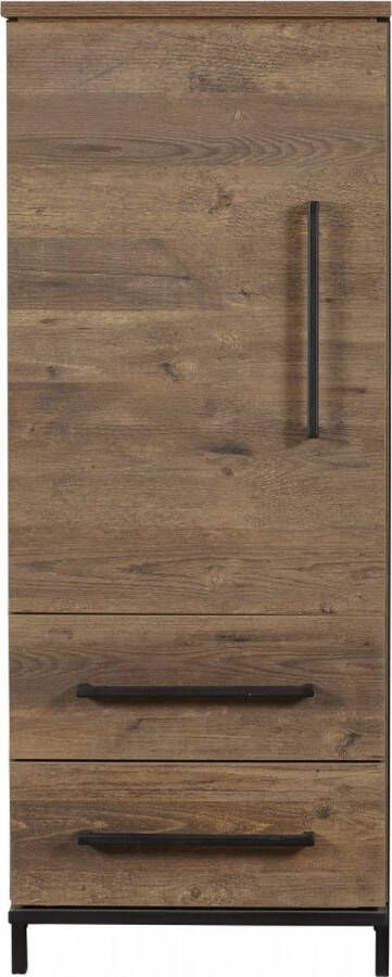 Woonexpress Boekenkast Middelburg MDF Bruin 55 x 141 x 48 cm (BxHxD)