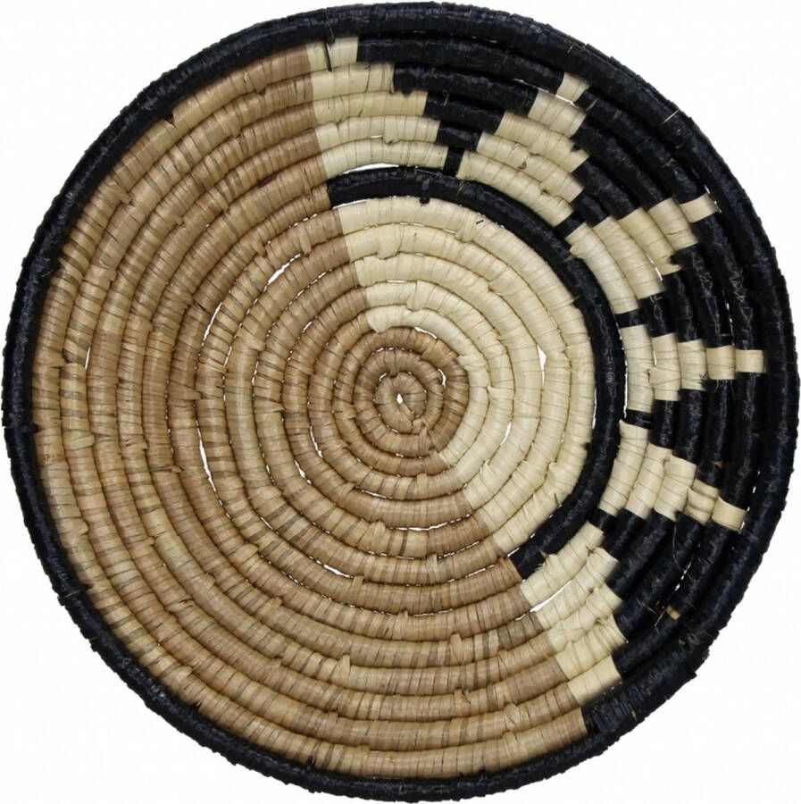 Woonexpress Wandschaal Derian Aardewerk Naturel 39 x 7 x 39 cm (BxHxD)