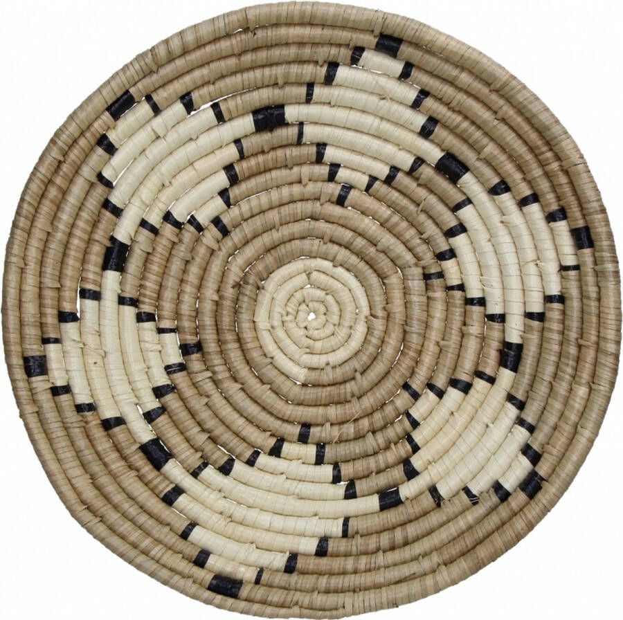 Woonexpress Wandschaal Derian Zeegras Naturel 44 x 7 x 44 cm (BxHxD)