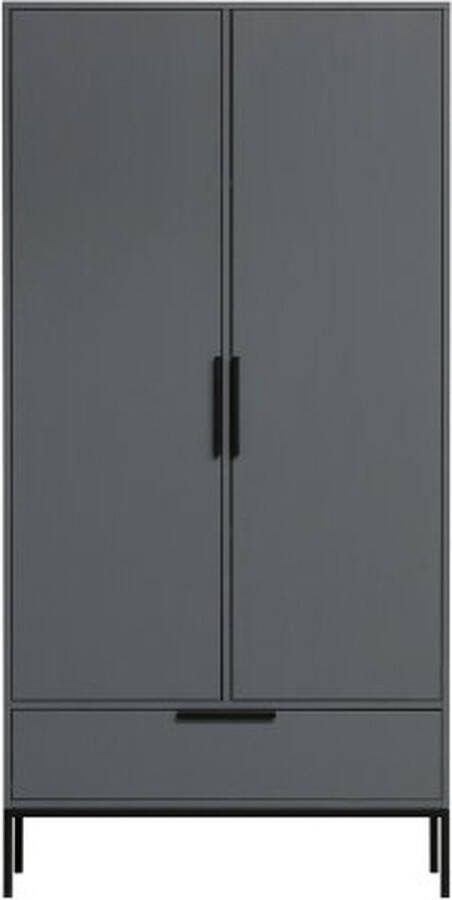 WOOOD Kledingkast Adam met kledingstang breedte 100 cm