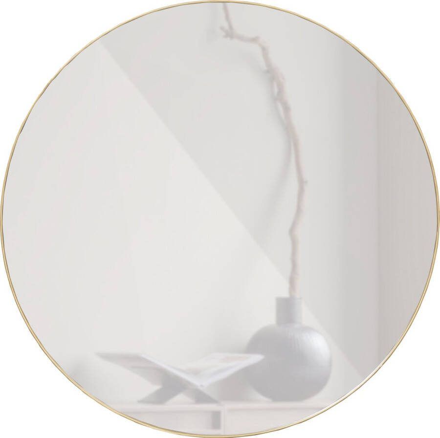 WOOOD Doutzen Spiegel Metaal Goud 80x80x5