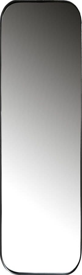 WOOOD | Doutzen Spiegel Metaal Zwart 170x40cm | Woonaccessoires | Spiegel