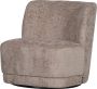 Woood Draaifauteuil Atty Polyester Zand 75x74x65 - Thumbnail 1