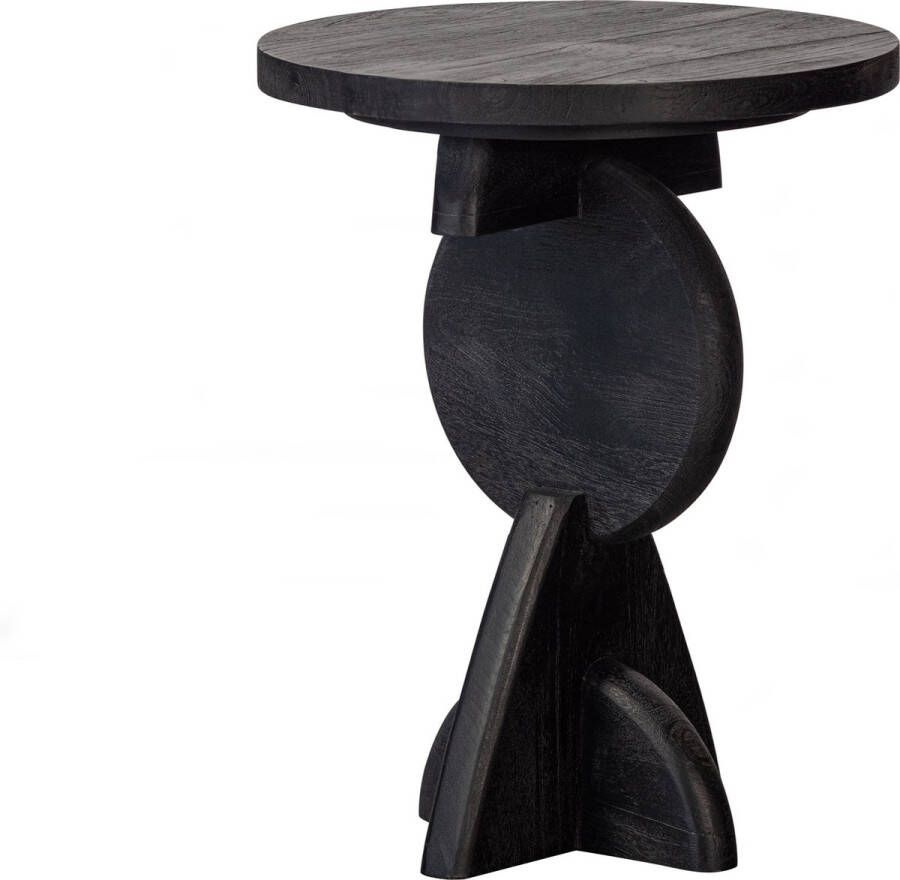 WOOOD Bijzettafel Pete bijzettafel van mangohout h 52 cm x b 40 cm