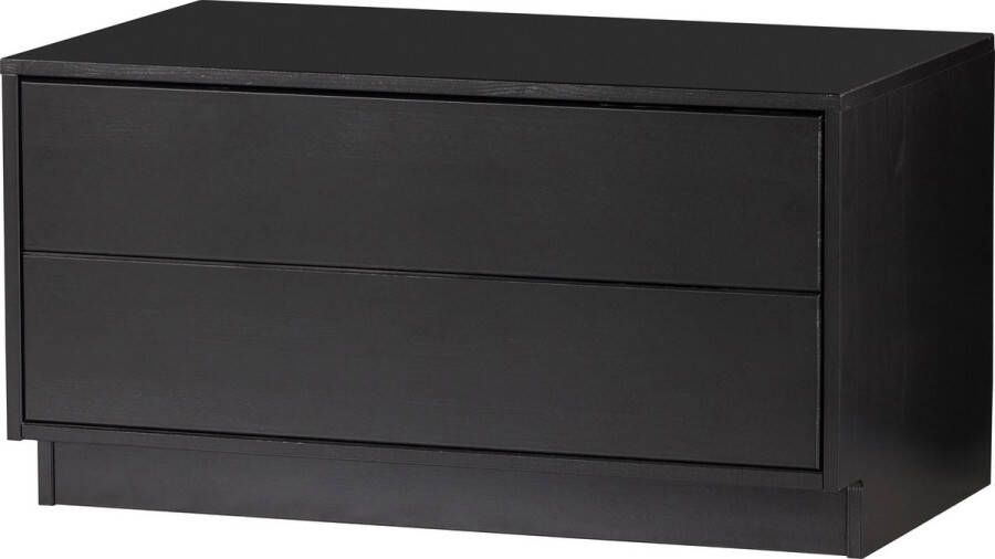 WOOOD Exclusive | Finca Tv Meubel 75cm Grenen Zwart | Woonkamer meubels | Tv-dressoirTv-meubel