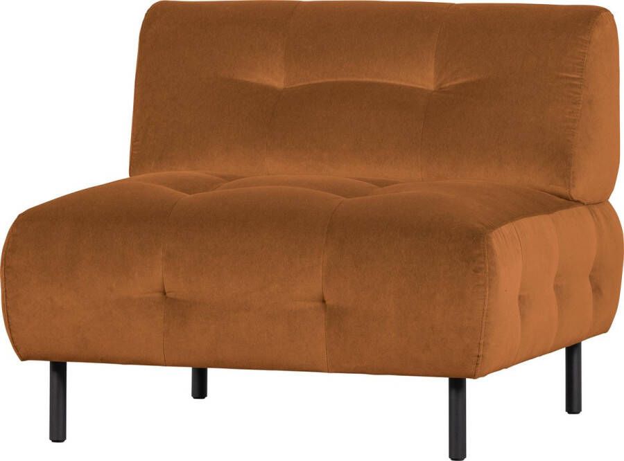 WOOOD | Lloyd fauteuil gewassen fluweel cinnamon | Zitmeubels woonkamer | Fauteuil