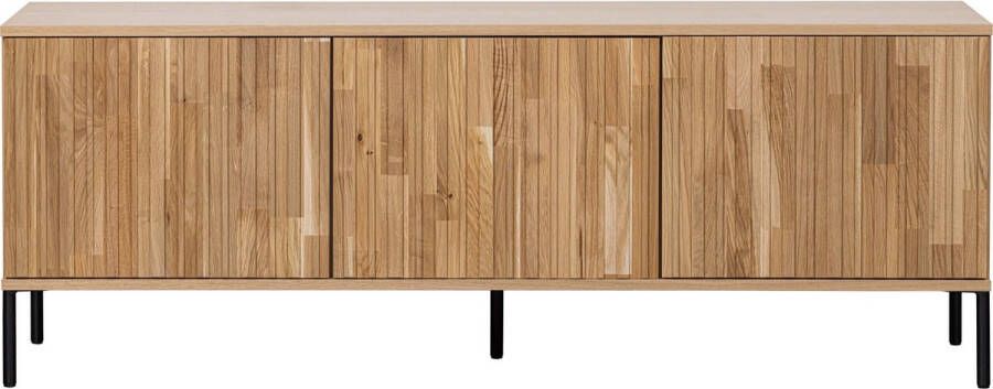 WOOOD Dressoir New Gravure TV-commode breedte 100 cm of 150 cm Commode hoogte 56 cm met grafische reliëfdeuren veel opbergruimte