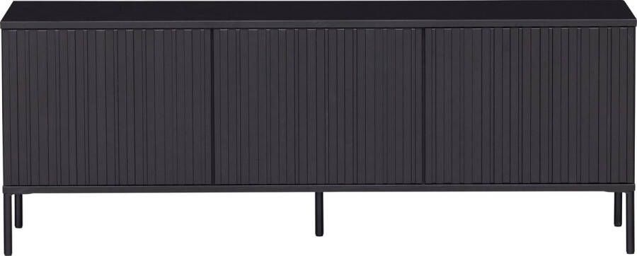 WOOOD Dressoir New Gravure TV-commode breedte 100 cm of 150 cm Commode hoogte 56 cm met grafische reliëfdeuren veel opbergruimte