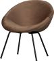 WOOOD Exclusive Fauteuil Moly Velvet Toffee - Thumbnail 1
