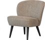 WOOOD Fauteuil Sara Polyester Naturel 71x59x70 - Thumbnail 1