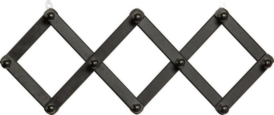 Levin Gevouwen Kapstok Hout Zwart ***PRELOVED***