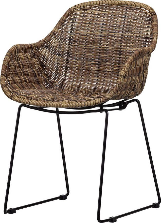 Woood Willow Loungestoelen Buiten Polyester Naturel Set van 2