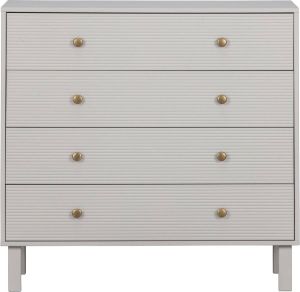 WOOOD Madu Ladekast Grenen Wolkengrijs 91x94x52