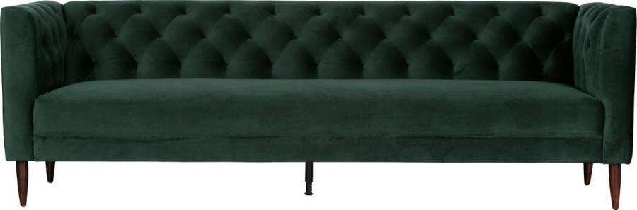 WOOOD 3-zitsbank Nisa vrijstaand stof van fluweel h 79 cm x b 230 cm