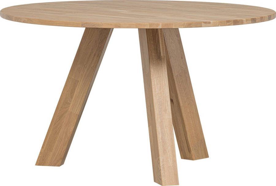 WOOOD | Rhonda Xl EettafelØ150cm Eiken Naturel | Eettafels | Eettafel