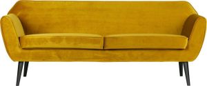 WOOOD Bank Rocco 2-zits Breedte 187 Cm Velvet Oker Fluweel
