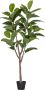 WOOOD Rubberboom Kunstplant 135 cm Plastic Groen 135x74x55 - Thumbnail 1