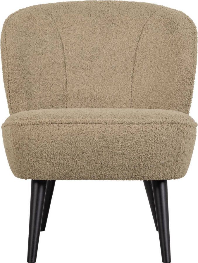 WOOOD | Sara Fauteuil Teddy Sand | Zitmeubels woonkamer | Fauteuil