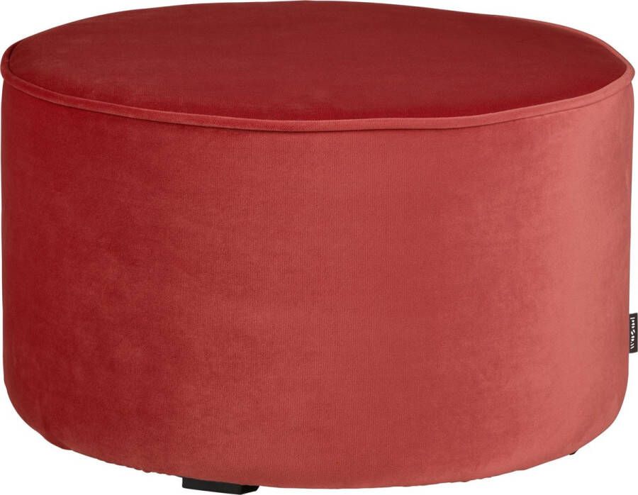 WOOOD | Sara Poef Laag Raspberry 36xØ60 | Woonaccessoires | Poef