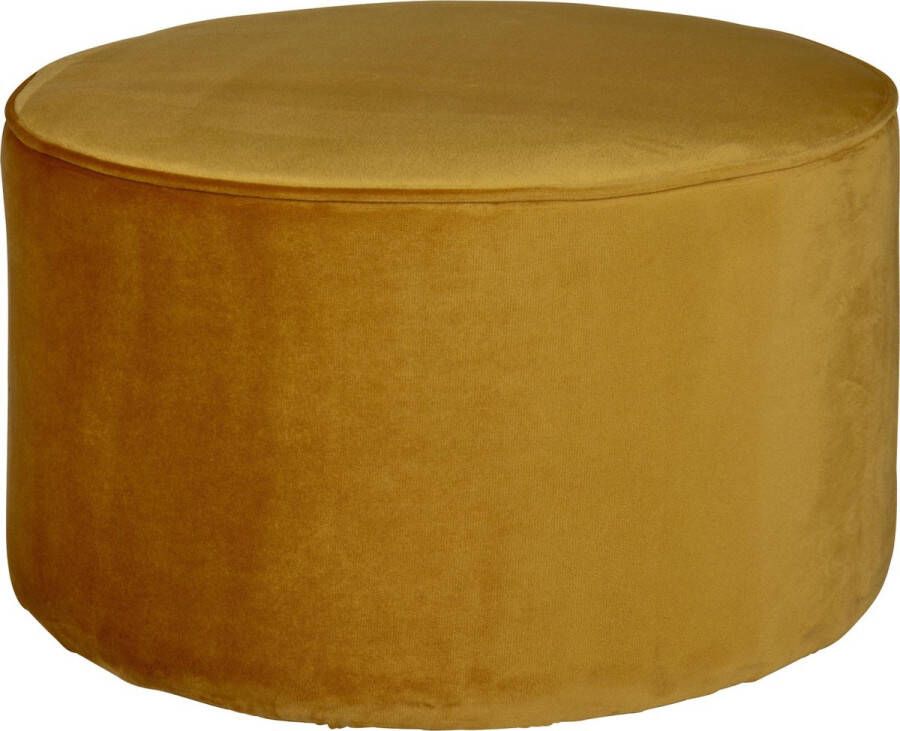 WOOOD Hocker Sara ronde vorm veelzijdig inzetbaar h 36 cm x ø 60 cm