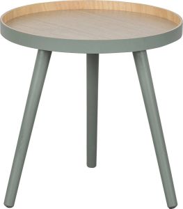 Woood Sasha Bijzettafel Hout Groen Set van 2