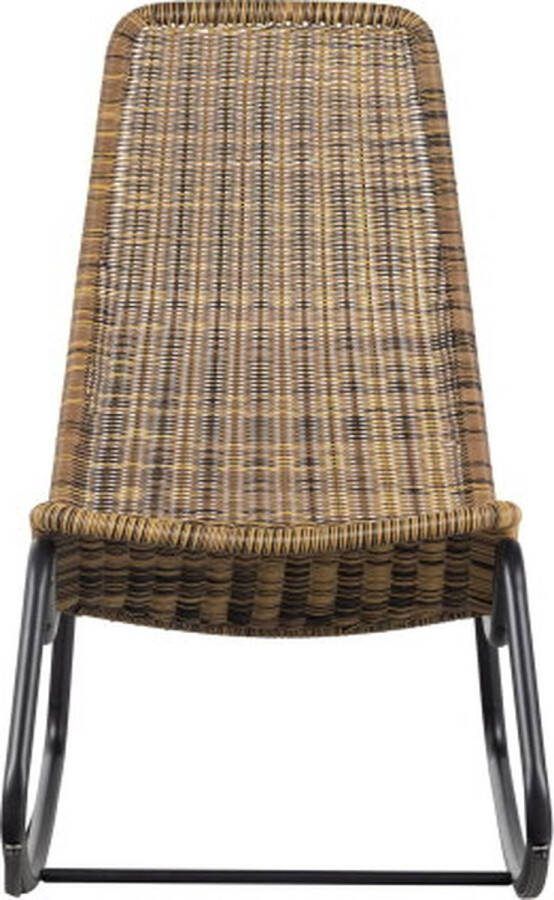 WOOOD Schommelstoel Buiten Tom Rattan Naturel 97x51x95