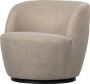 WOOOD Serra Draaifauteuil Polyester Zand 75x70x69 - Thumbnail 1