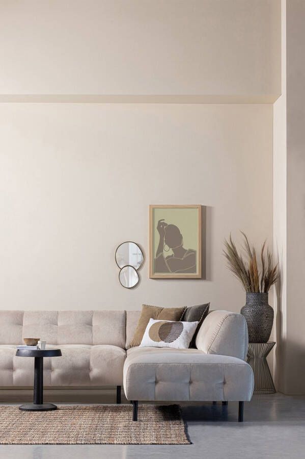 WOOOD Shay Dubbele Spiegel Aluminium Goud 28x45x1