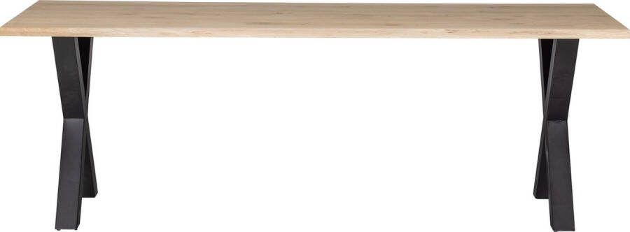 WOOOD Tablo Boomstam Tafel met Alkmaar Poot Eiken 75x220x90
