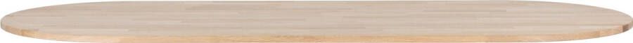 WOOOD | Eettafel tafelblad ovaal eiken onbehandeld | Eettafels | Tafelblad
