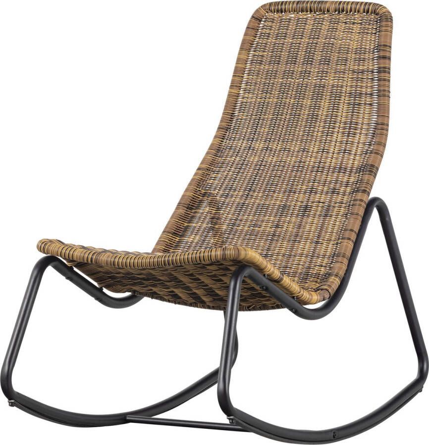 WOOOD Tom Schommelstoel Buiten Rattan Naturel 97x51x95